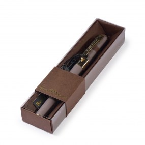 ручка 0,5 monaco покрытие софттач серый корпус коричневый футляр 20-0125/111 (пу608с) /bv