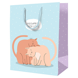 пакет бумажный 18*23 with love, ламин., l_46166 /artspace фото