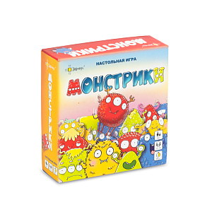 игра настольная монстрики 2-6 игроков, 6+, bg-17023 /эврикус