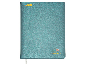 дневник 1-11кл hearts, 7бц, исккожа, поролон, брошь, ляссе,  80г/м2, 2022239 /devente