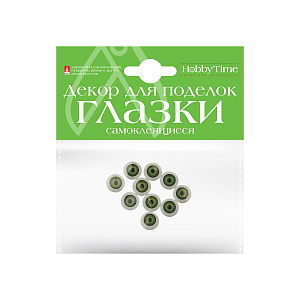 глазки декоративные акриловые круглые, d=12mm 10шт, ассорти 4 вида 2-309/01 /hobbytime глазки декоративные акриловые круглые, d=12mm 10шт, ассорти 4 вида 2-309/01 /hobbytime