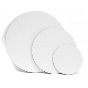 холст на двп грунтованный круглый d-30см /альбатрос