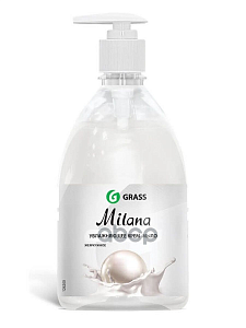 крем-мыло 500мл milana с дозатором жемчужное 126200 /grass