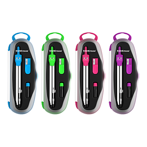 готовальня shcool 3предм. металлические в пенале 31527 /ек изображение готовальня shcool 3предм. металлические в пенале 31527 /ек