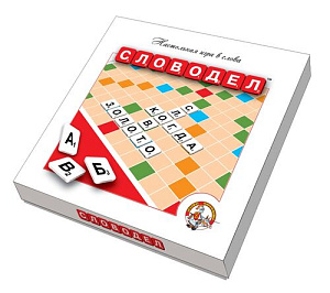 игра наст. словодел картонный белый, 02649 /дескор