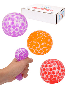игрушка мялка шарик ассорти 6см ик-9077