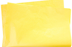 бумага дизайнерская 65*95см 25г/м2, шелковистая тутовая лимонная изображение бумага дизайнерская 65*95см 25г/м2, шелковистая тутовая лимонная