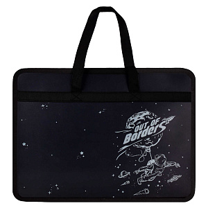 папка с ручками а4 космонавт. пластик, на молнии, прострочка ручек59590, 56578 /феникс изображение папка с ручками а4 космонавт. пластик, на молнии, прострочка ручек59590, 56578 /феникс