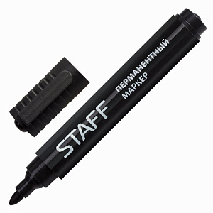 маркер перм. 2,5мм черный 150733 /staff