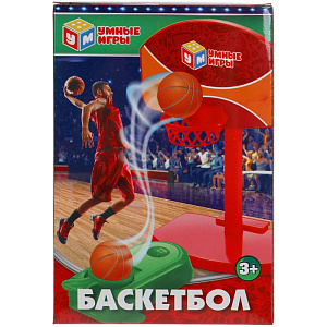 игра настольная баскетбол 14*20*15см b806699-r /играем вместе