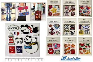 наклейки ассорти  пластиковые, для декорирования 2663 /j.otten