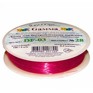 леска 100м для бисероплетения 0.6мм прозрачная эластичная на катушке 8001397 /devente