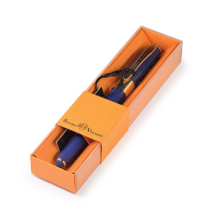 ручка 0,5 monaco, софттач темно-синий корпус, оранжевый футляр 20-0125/072 (пу608с) /bv