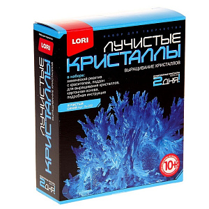 лучистые кристаллы. синий лк-002 /lori