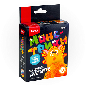 кристаллы. фигурка оранжевый монстрик крф-018 /lori