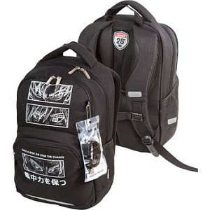 ранец эргономический fit26 fearless. 39*26.5*15.5см, 500г, 2о, светоотр., 7033518 /devente изображение ранец эргономический fit26 fearless. 39*26.5*15.5см, 500г, 2о, светоотр., 7033518 /devente