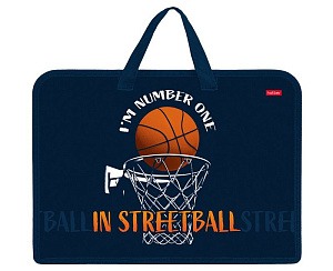 папка с ручками а4 на молнии street ball, пластик, amn_25061 /hatber изображение папка с ручками а4 на молнии street ball, пластик, amn_25061 /hatber