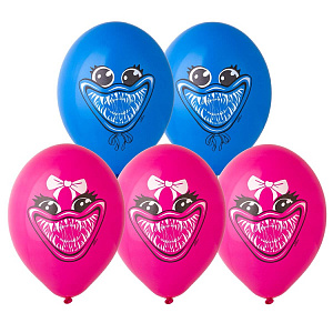 шар возд. 14" зубастики милые 2 цвета 1103-2687