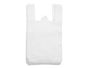 пакет-майка 24*44 (10мкм) белый фото