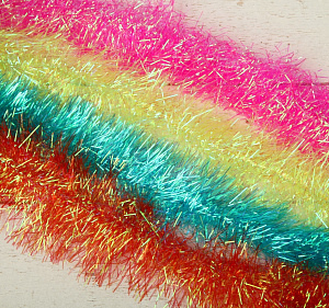 мишура неон 2м d80 ассорти 3555373 /зимнее волшебство