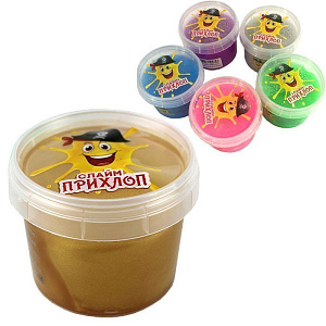 слайм прихлоп пират 100г, золото