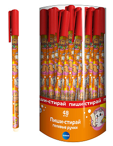 ручка 0,5 гелевая стираемая при нагреве каваи. котики синяя 70497 /centrum