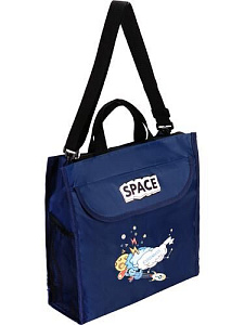 сумка для дополн.занятий 36*31*12см космо-бум, 1о, полиэстер /пп