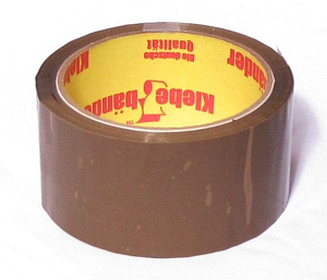 клейкая лента 50*66м коричневая  40мкм 