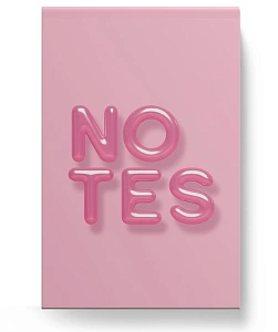 блокнот /эксмо а6 40л на склейке notes. клетка. мко, бск640334