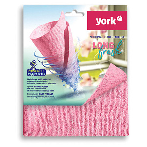 салфетка pva губчатая 3d 30*35см супервпитывающая, long fresh 275г/м2 26250 /york