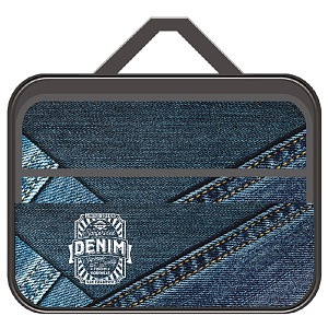 папка для труда а4 широкая с ручками, молниясверху, ткань, для мальчиков, птр-111/пчелка