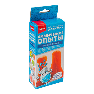 химические опыты пенный вулкан. красный оп-073, 029 /lori