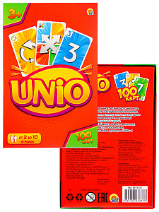 игра настольная унио (unio) ин-6337 карточная /рыжкот изображение игра настольная унио (unio) ин-6337 карточная /рыжкот