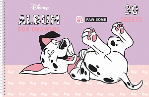 альбом 32л для рисования на спирали /hatber  зверье мое перфорация, 32а4твсп 004107