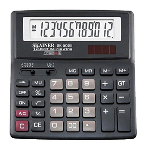 калькулятор skainer sк-502ii калькулятор 12 разрядов 2п 00 (аналог cit 620) (156*157*33) изображение калькулятор skainer sк-502ii калькулятор 12 разрядов 2п 00 (аналог cit 620) (156*157*33)
