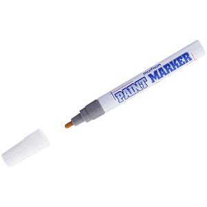 маркер-краска 4мм серебряная pm-06 /munhwa