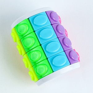 головоломка башня d-3,5см пластик к/к dv-t-1323