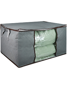 набор органайзеров для хранения 3 шт 60*35*40см, серый хр-7648 изображение набор органайзеров для хранения 3 шт 60*35*40см, серый хр-7648