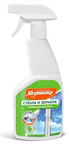средство для очистки стекол и зеркал «хозяюшка мила» яблоко, 500 мл. сп
