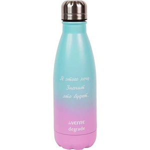 термос-бутылка degrade 0,35 л. 23*7*7см , 8-12часов, сталь, 8090443 /devente