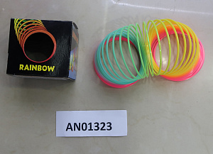 игрушка радуга-пружинка классическая 7,5*7,5*6,5см, коробка, an01323 /рыжийкот