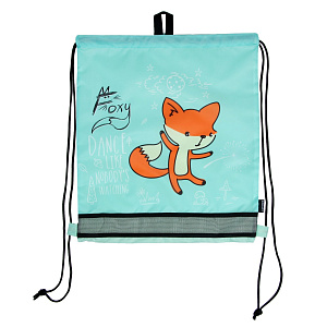 мешок для обуви 40*47см 1отд, водоотталк.ткань, вставка из сетки foxy 7040281 /devente изображение мешок для обуви 40*47см 1отд, водоотталк.ткань, вставка из сетки foxy 7040281 /devente