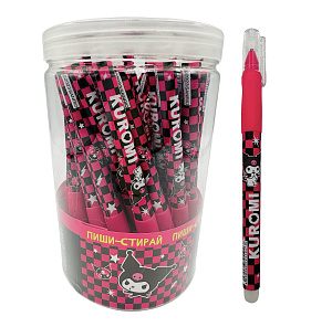 ручка 0,5 гелевая стираемая при нагреве kuromi soft touch синяя 72550 /centrum изображение ручка 0,5 гелевая стираемая при нагреве kuromi soft touch синяя 72550 /centrum