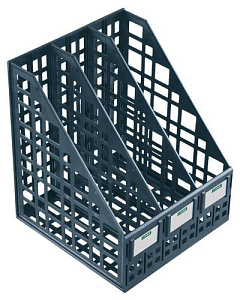 лоток вертикальный сборный 3 отдела черный, лт81 лтв63720 /стамм