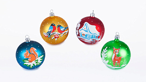 набор зимний пейзаж /елочка