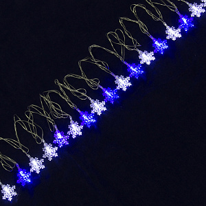 эл.гирл. 15л led с насадками снежинки автореж., .бело-синий 3м 381-144 /сноубум изображение эл.гирл. 15л led с насадками снежинки автореж., .бело-синий 3м 381-144 /сноубум