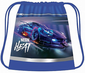 мешок для обуви 420*340мм с карманом на замочке neon car, сдс-71 /пчелка изображение мешок для обуви 420*340мм с карманом на замочке neon car, сдс-71 /пчелка