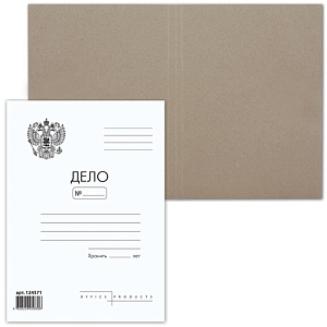 обложка дело (без скоросшивателя) 300г/м2, 124571 