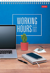 блокнот /hatber а5 60л на спирали время управлять.  жесткая подложка 60б5b1сп