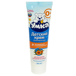 детский крем с пантенолом и экстрактом календулы, 100мл, 79051-um /умка изображение детский крем с пантенолом и экстрактом календулы, 100мл, 79051-um /умка